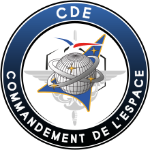 CDE Commandement de l'Espace logo